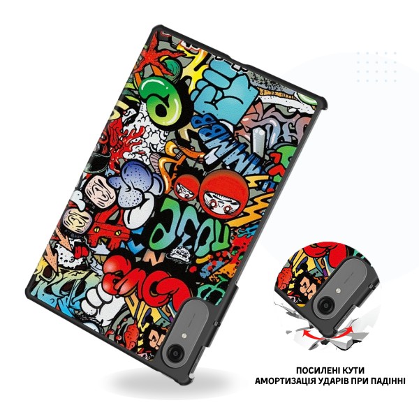 Фото - Чохол для планшету BeCover Smart Case for Lenovo Idea Tab Pro (2nd Gen) TB390FU 13.0" Graffiti (715809)