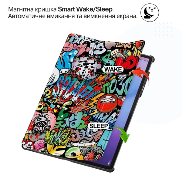 Фото - Чохол для планшету BeCover Smart Case for Lenovo Idea Tab Pro (2nd Gen) TB390FU 13.0" Graffiti (715809)