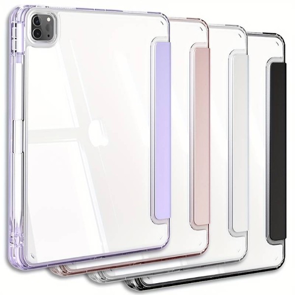 Фото - Чехол для планшета BeCover Ultra Slim Origami Transparent for Apple iPad Pro 11" M5 2025 Black (715954)