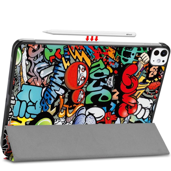 Фото - Чехол для планшета BeCover Smart Case for Apple iPad Pro 11" M5 2025 Graffiti (715978)