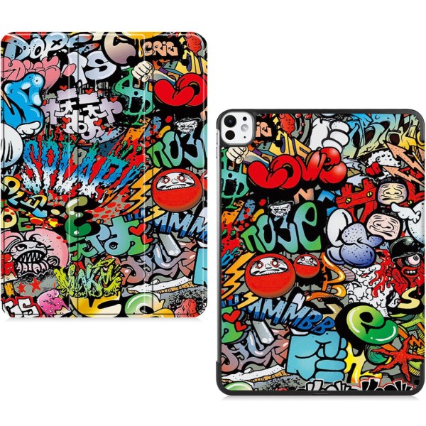 Фото - Чехол для планшета BeCover Smart Case for Apple iPad Pro 11" M5 2025 Graffiti (715978)