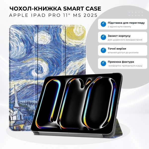 Фото - Чехол для планшета BeCover Smart Case for Apple iPad Pro 11" M5 2025 Night (715979)