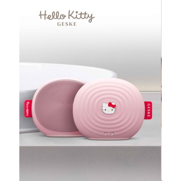 Фото - Щітка для чищення обличчя GESKE Sonic Facial Brush 4 в 1 by Hello Kitty (HK000011PI01)