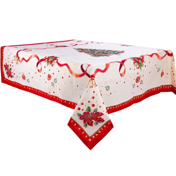 Фото - Скатерть квадратная Lefard Navidad 140x140 см (716-116)