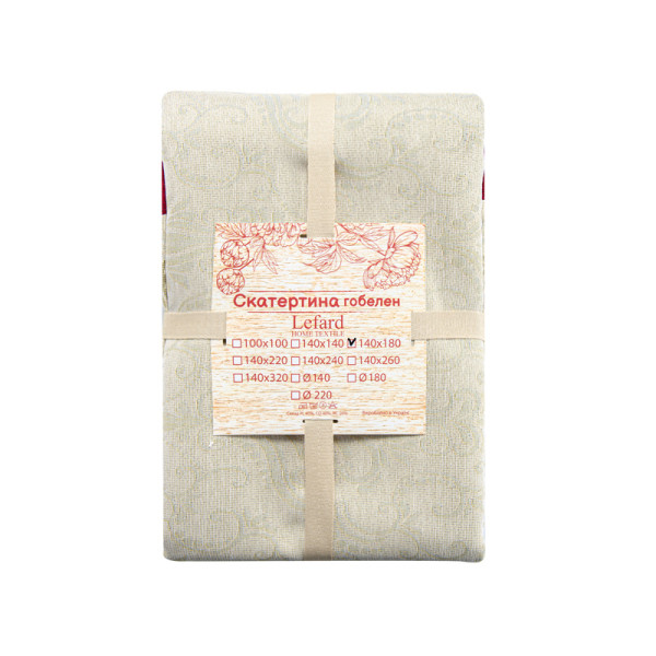 Фото - Скатертина квадратна Lefard Corona natale 140x140 см (716-153)