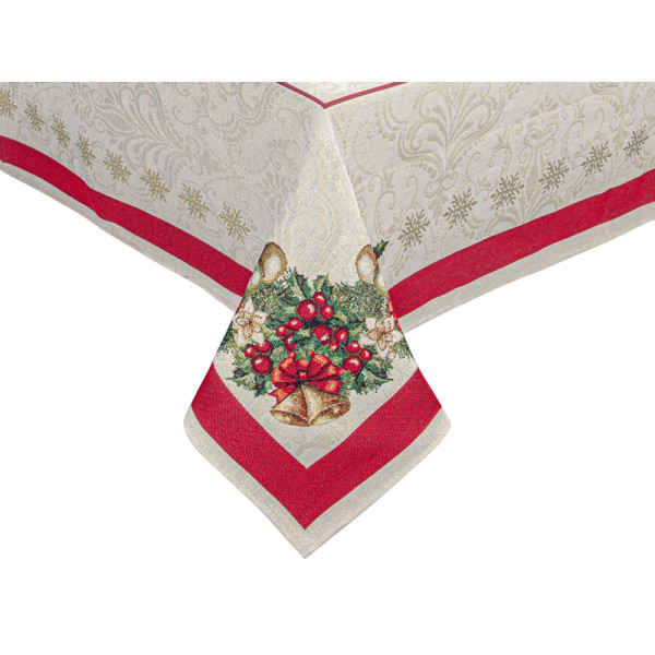 Фото - Скатертина квадратна Lefard Corona natale 140x140 см (716-153)
