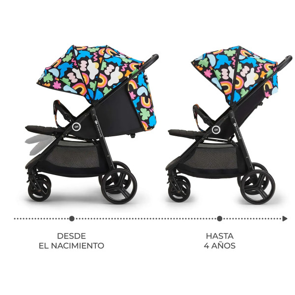 Фото - Коляска прогулянкова Kinderkraft Grande Plus Happy Shapes (KSGRAN00HAP0000)