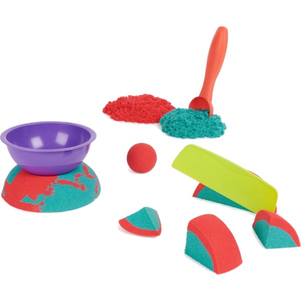 Фото - Кінетичний пісок Kinetic Sand Барвистий дует (2 кольори, 680 г, акссес.) (748050)