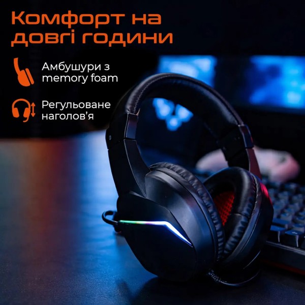 Фото - Гарнітура дротова ігрова Meetion MT-HP022-A