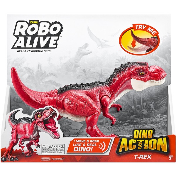 Фото - Интерактивная игрушка Pets & Robo Alive серии Dino Action - Тираннозавр