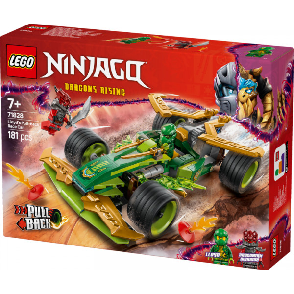 Фото - Конструктор LEGO Ninjago Автомобиль для гонки Ллойда с инерционным двигателем (71828)