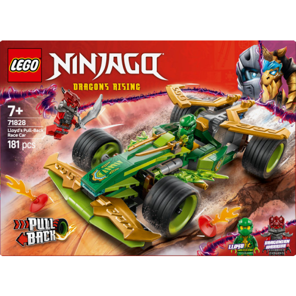 Фото - Конструктор LEGO Ninjago Автомобиль для гонки Ллойда с инерционным двигателем (71828)