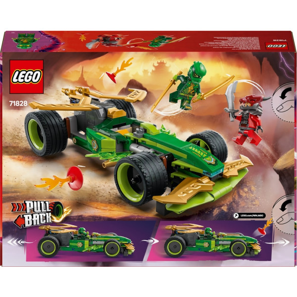 Фото - Конструктор LEGO Ninjago Автомобиль для гонки Ллойда с инерционным двигателем (71828)