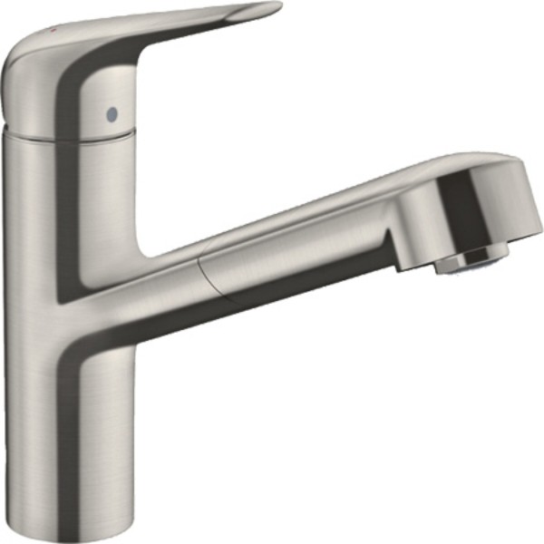 Фото - Кухонний змішувач Hansgrohe Focus M42 Сталь (71829800)