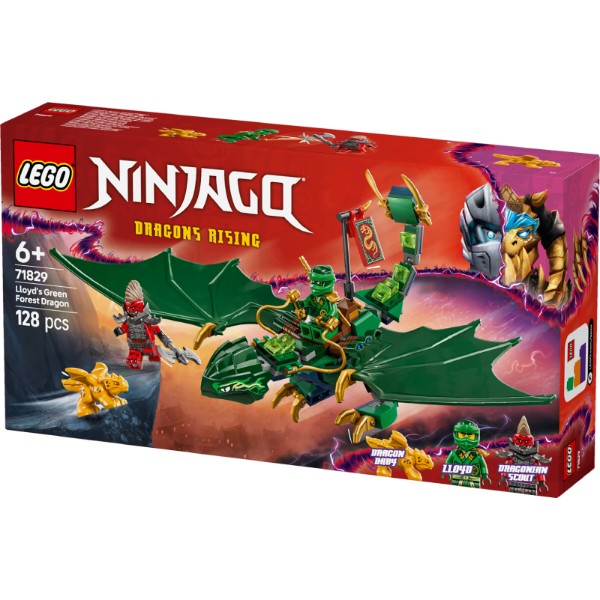 Фото - Конструктор LEGO NINJAGO Зеленый лесной дракон Ллойда (71829)