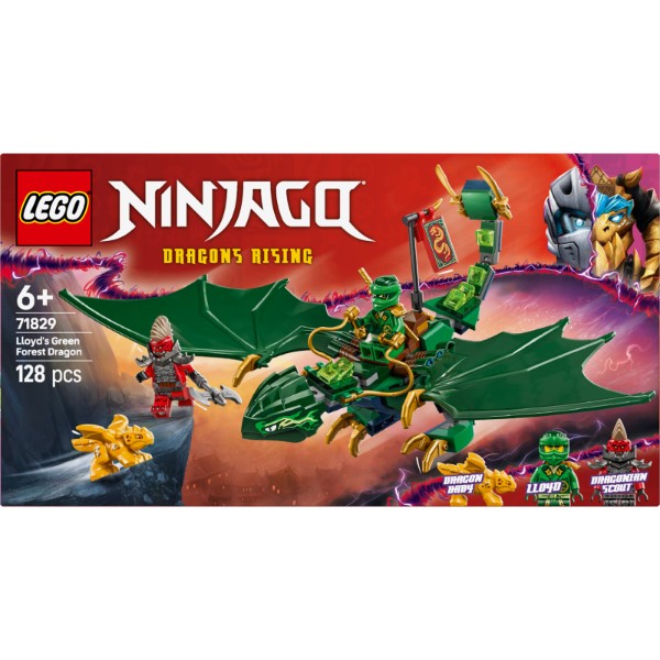 Фото - Конструктор LEGO NINJAGO Зеленый лесной дракон Ллойда (71829)