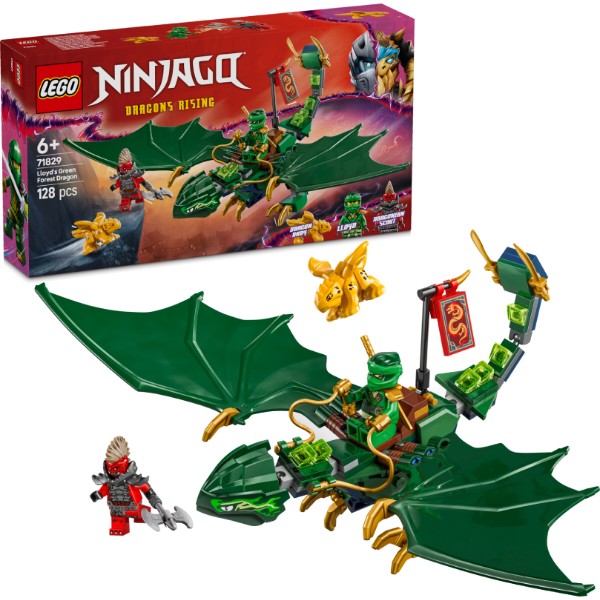 Фото - Конструктор LEGO NINJAGO Зеленый лесной дракон Ллойда (71829)