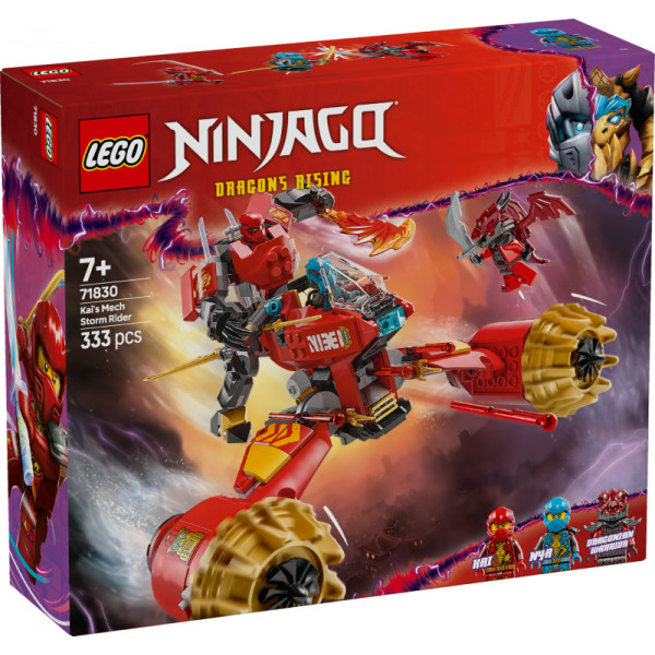 Фото - Конструктор LEGO Ninjago Штормовий робот-вершник Кая (71830)