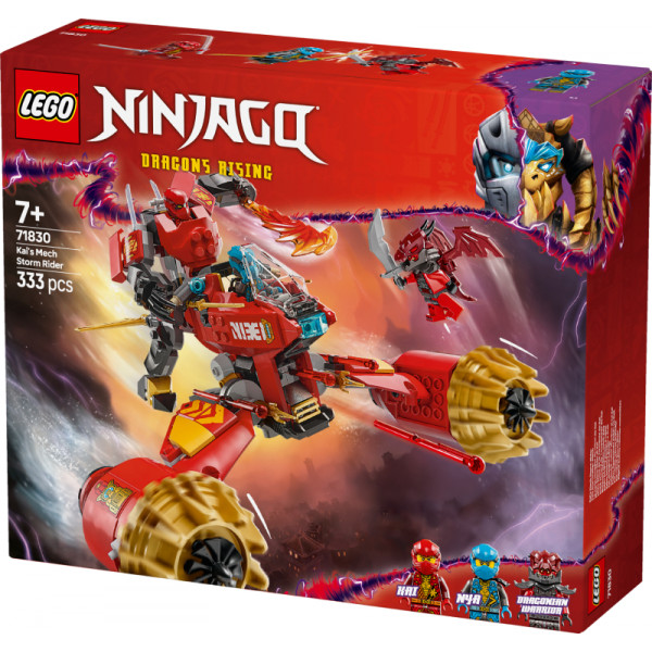 Фото - Конструктор LEGO Ninjago Штормовий робот-вершник Кая (71830)