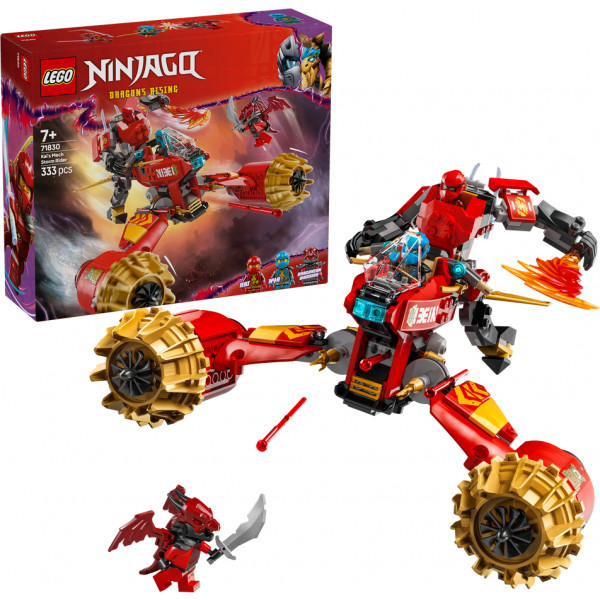 Фото - Конструктор LEGO Ninjago Штормовий робот-вершник Кая (71830)