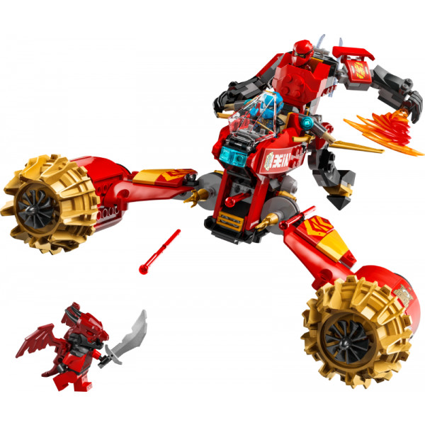 Фото - Конструктор LEGO Ninjago Штормовий робот-вершник Кая (71830)
