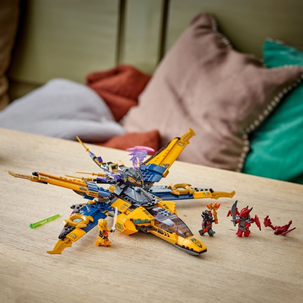 Фото - Конструктор LEGO Ninjago Суперштормовой реактивный самолет Рас и Арин (71833)