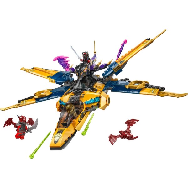 Фото - Конструктор LEGO Ninjago Суперштормовой реактивный самолет Рас и Арин (71833)