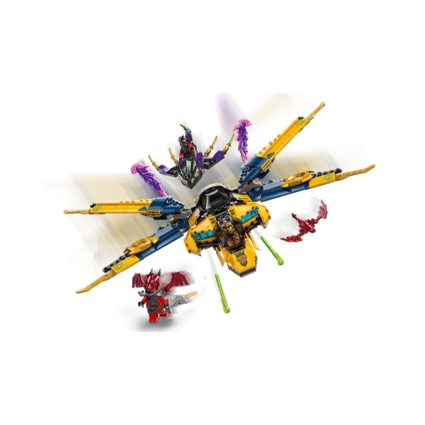 Фото - Конструктор LEGO Ninjago Суперштормовой реактивный самолет Рас и Арин (71833)
