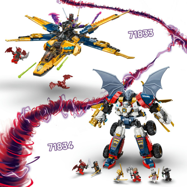 Фото - Конструктор LEGO Ninjago Ультраобʼєднувальний робот Зейна (71834)