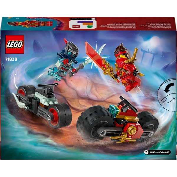 Фото - Конструктор LEGO Ninjago Скоростные гонки Кая на мотоцикле (71838)