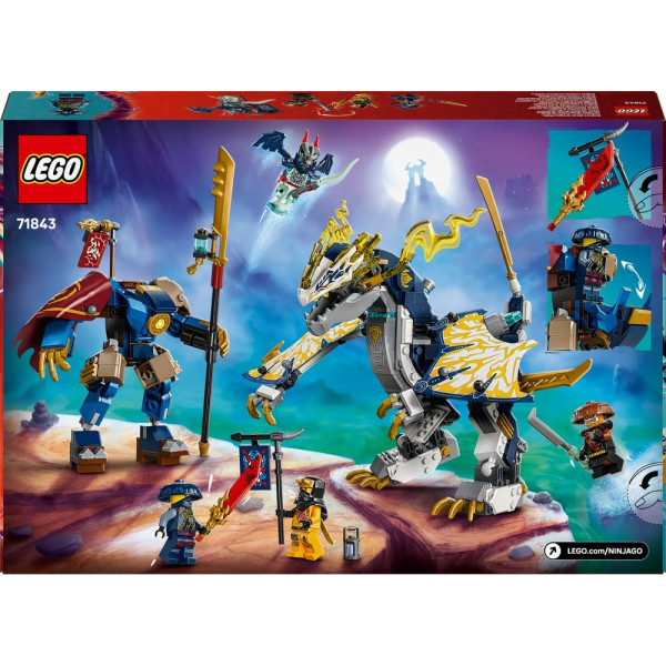 Фото - Конструктор LEGO Ninjago Розбійник: Робот-вершник на драконі (71843)