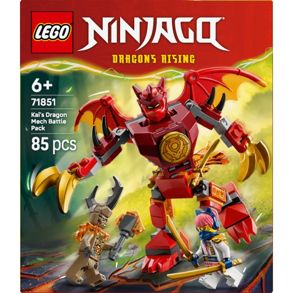 Фото - Конструктор LEGO Ninjago Боевой набор робота Дракона Кая (71851)