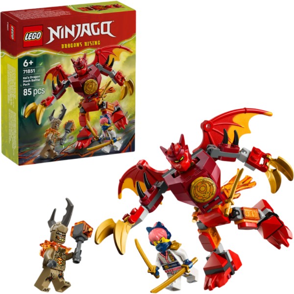 Фото - Конструктор LEGO Ninjago Боевой набор робота Дракона Кая (71851) Фото - Конструктор LEGO Ninjago Боевой набор робота Дракона Кая (71851)