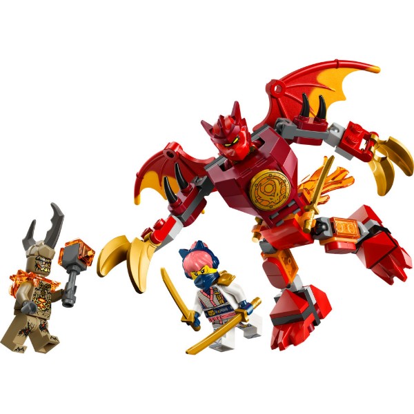 Фото - Конструктор LEGO Ninjago Боевой набор робота Дракона Кая (71851)