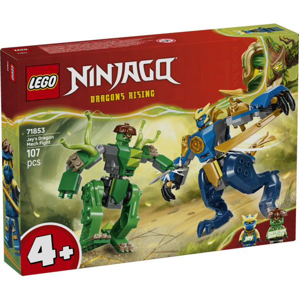 Фото - Конструктор LEGO Ninjago Битва работа дракона Джея (71853)