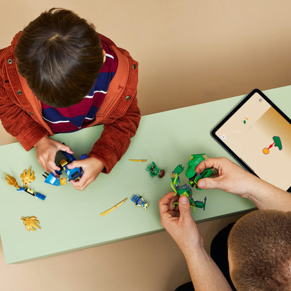 Фото - Конструктор LEGO Ninjago Битва работа дракона Джея (71853)