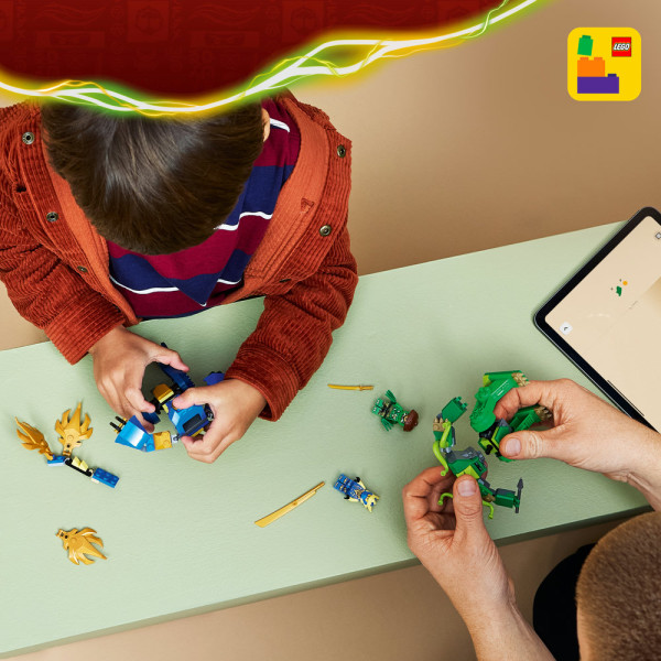 Фото - Конструктор LEGO Ninjago Битва работа дракона Джея (71853)