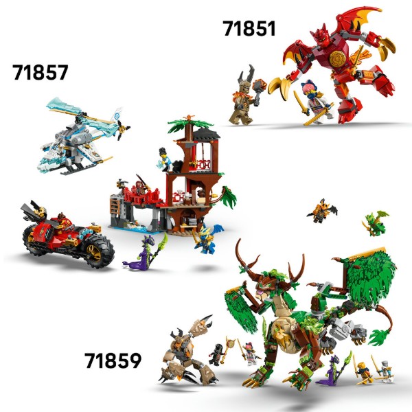 Фото - Конструктор LEGO Ninjago Боевой набор робота Дракона Кая (71851)