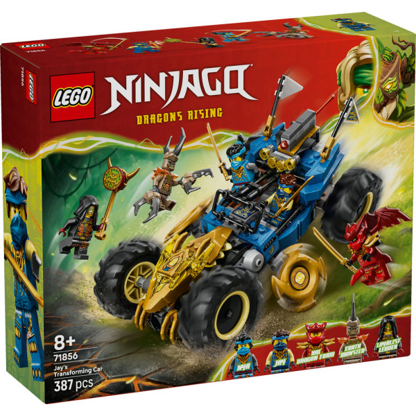 Фото - Конструктор LEGO  Ninjago Автомобіль-трансформер Джея (71856)