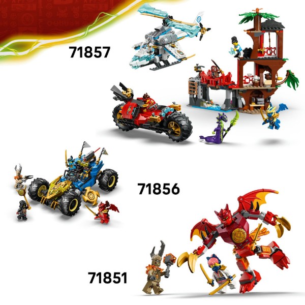 Фото - Конструктор LEGO Ninjago Боевой набор робота Дракона Кая (71851)