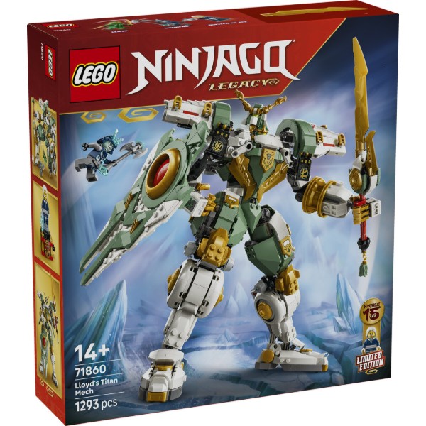 Фото - Конструктор LEGO Ninjago Робот-титан Ллойда к 15-летию (71860)
