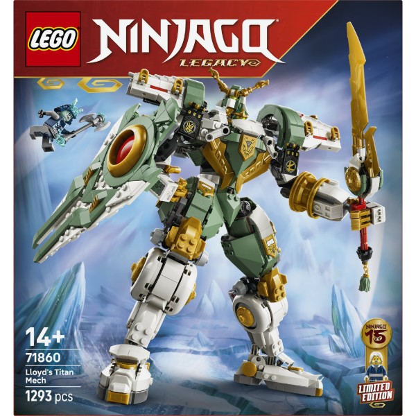 Фото - Конструктор LEGO Ninjago Робот-титан Ллойда к 15-летию (71860)