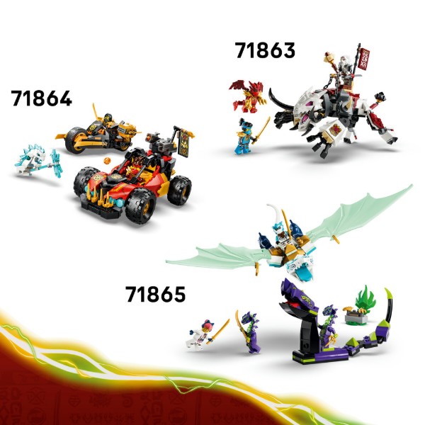 Фото - Конструктор LEGO  Ninjago Бойовий набір робота Дракона Ллойда (71862)