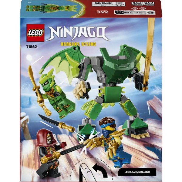 Фото - Конструктор LEGO  Ninjago Бойовий набір робота Дракона Ллойда (71862)