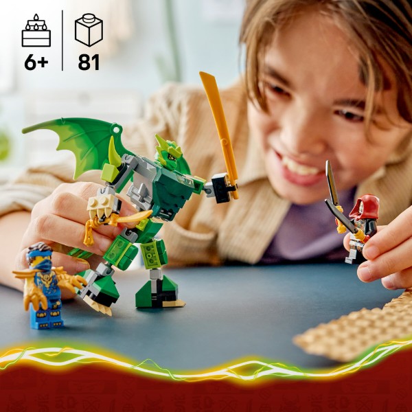 Фото - Конструктор LEGO  Ninjago Бойовий набір робота Дракона Ллойда (71862)