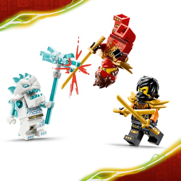 Фото - Конструктор LEGO  Ninjago Комбіновані транспортні засоби Кая та Коула (71864)