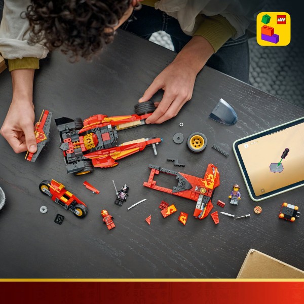 Фото - Конструктор LEGO Ninjago Переслідувач ніндзя X-1 — 15-та річниця (71867)
