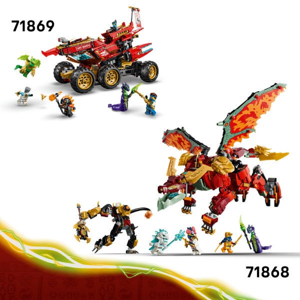 Фото - Конструктор LEGO  Ninjago Дракон-трансформер Вайлдфаєр (71868)