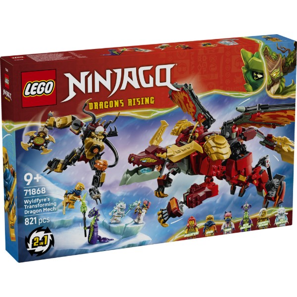 Фото - Конструктор LEGO  Ninjago Дракон-трансформер Вайлдфаєр (71868)