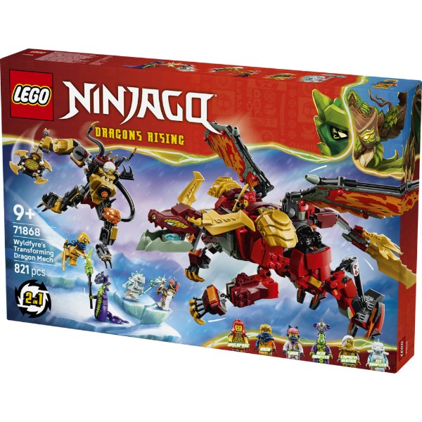 Фото - Конструктор LEGO  Ninjago Дракон-трансформер Вайлдфаєр (71868)